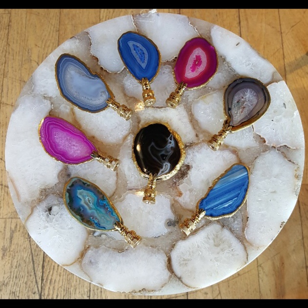 Brass finials for lamps